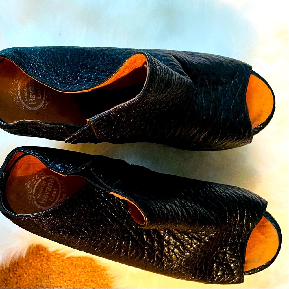 Jeffrey Campbell leather platforms